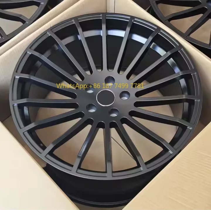

Wholesale 20 21 22 23 Inch Forged Wheel 5X130 5x120 5X112 Multi-Spokes Gloss Black Matte Black Alloy Wheels Car Rims