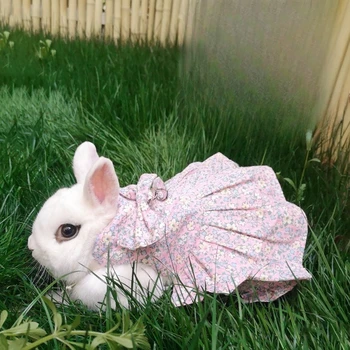 Floral Rabbit Harness Set 1