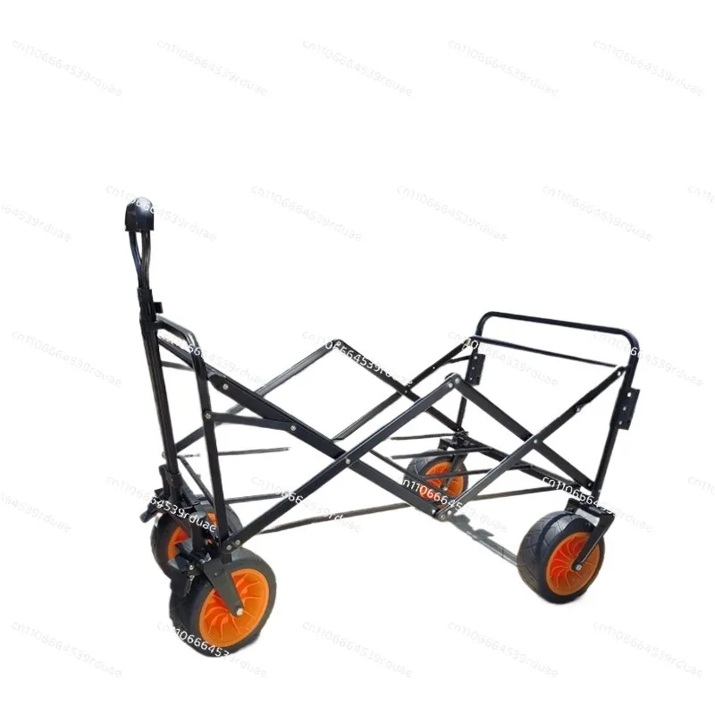 

Camping cart camping folding portable outdoor supermarket camping shopping trolley hand push shopping cart