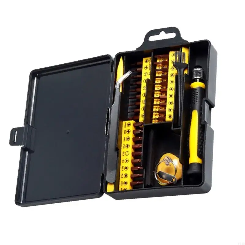 Y1AD Pack of 49 Accuracy Screwdriver Set Complete Screwdriver Assortment Set For Diverse Repair Applications