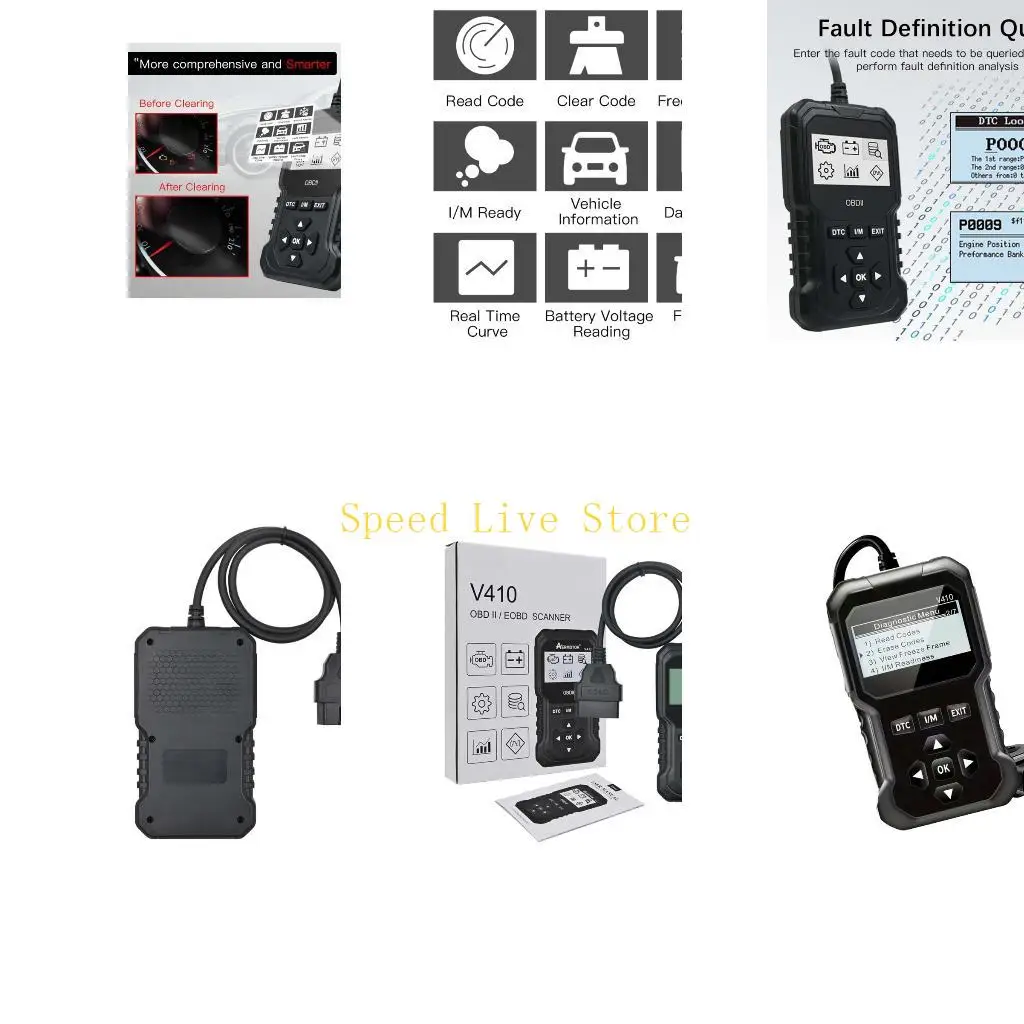 547C Intelligent Vehicle Diagnostic Scanners Offers Comprehensive Fault Code Retrieval And Clear