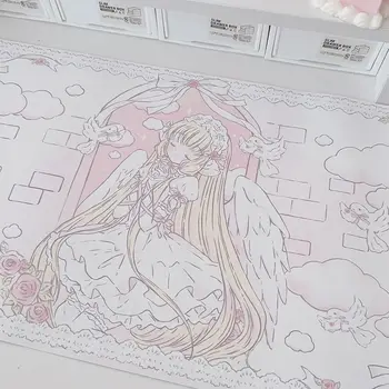 Ins風原創設計女孩滑鼠墊 防水防滑 學生宿舍餐桌墊 可愛辦公學習鍵盤墊 12 最佳銷售 可愛滑鼠墊 - №2