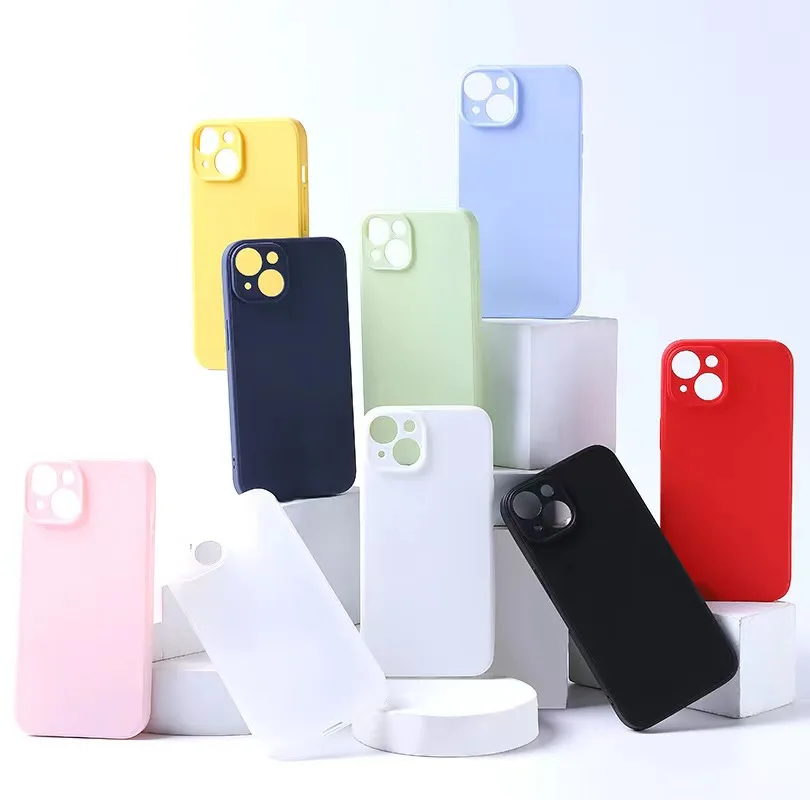 Funda de silicona líquida para iPhone 13 mini 14 15 Pro Max 15 Plus, cubierta trasera suave de color caramelo. 4