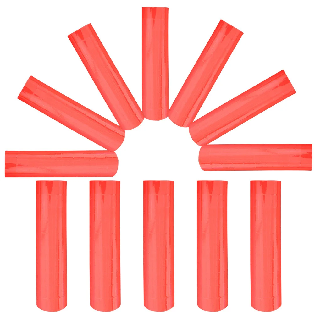 

SHINEOFI 10 Rolls Self Adhesive Blank Price Sticker Labels Pricemarker Numbered Sticky for Pricing