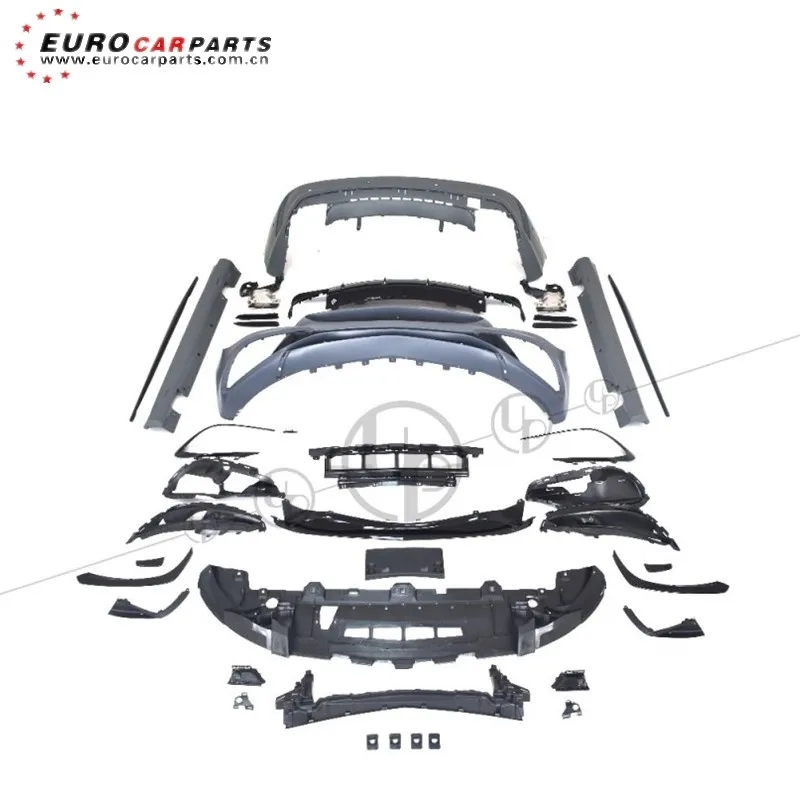 W117 2017 body kits fit for CLA-class W117 CLA200 CLA250 CLA260 to CLA45 style body kits