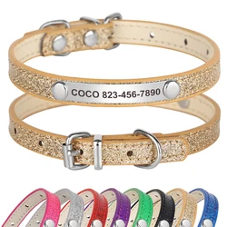 Personalisierte Welpen Kätzchen Kragen Für Kleine Mittelgroße Hunde Katzen Individuell Einstellbare Kostenloser Gravierte Typenschild ID Tag Pet Halsbänder Perros