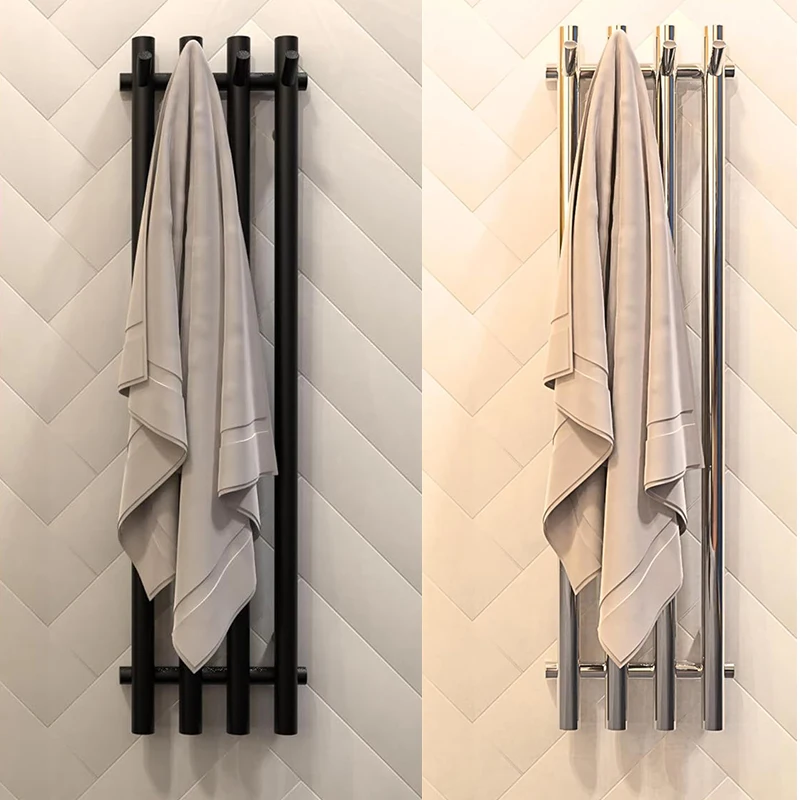 OXG Portasciugamani riscaldato elettrico 3/4 Bar Radiatore asciugamano Riscaldatore portasciugamani riscaldato per accessori da bagno