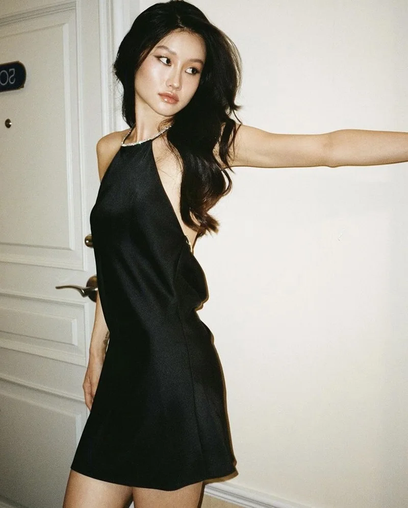 

Элегантное атласное платье Ele Bla Satin Dr Bal Neline для дня рождения, ежегодного собрания, вечернего выхода, подходящее для повседневной носки, лето 2023