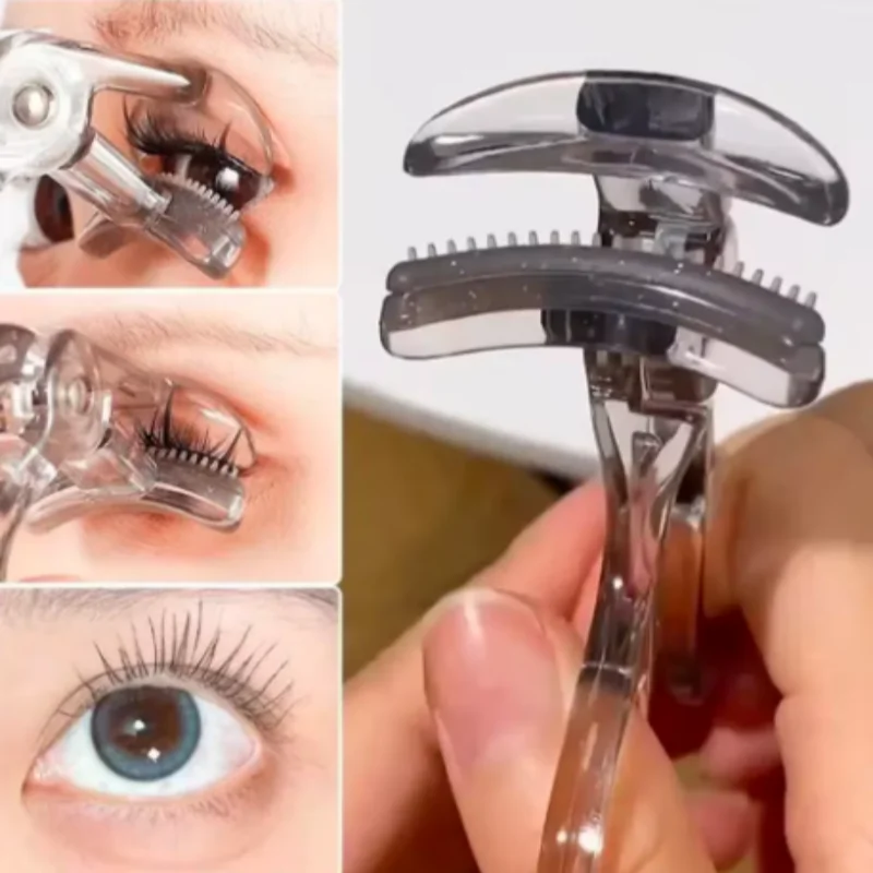 1/3/5 Stück Mix Wimpernzange mit Kamm Breiter Clip Wimpernzange Tragbar für Formgebung und Langanhaltende Natürliche Wimpernkräuselung