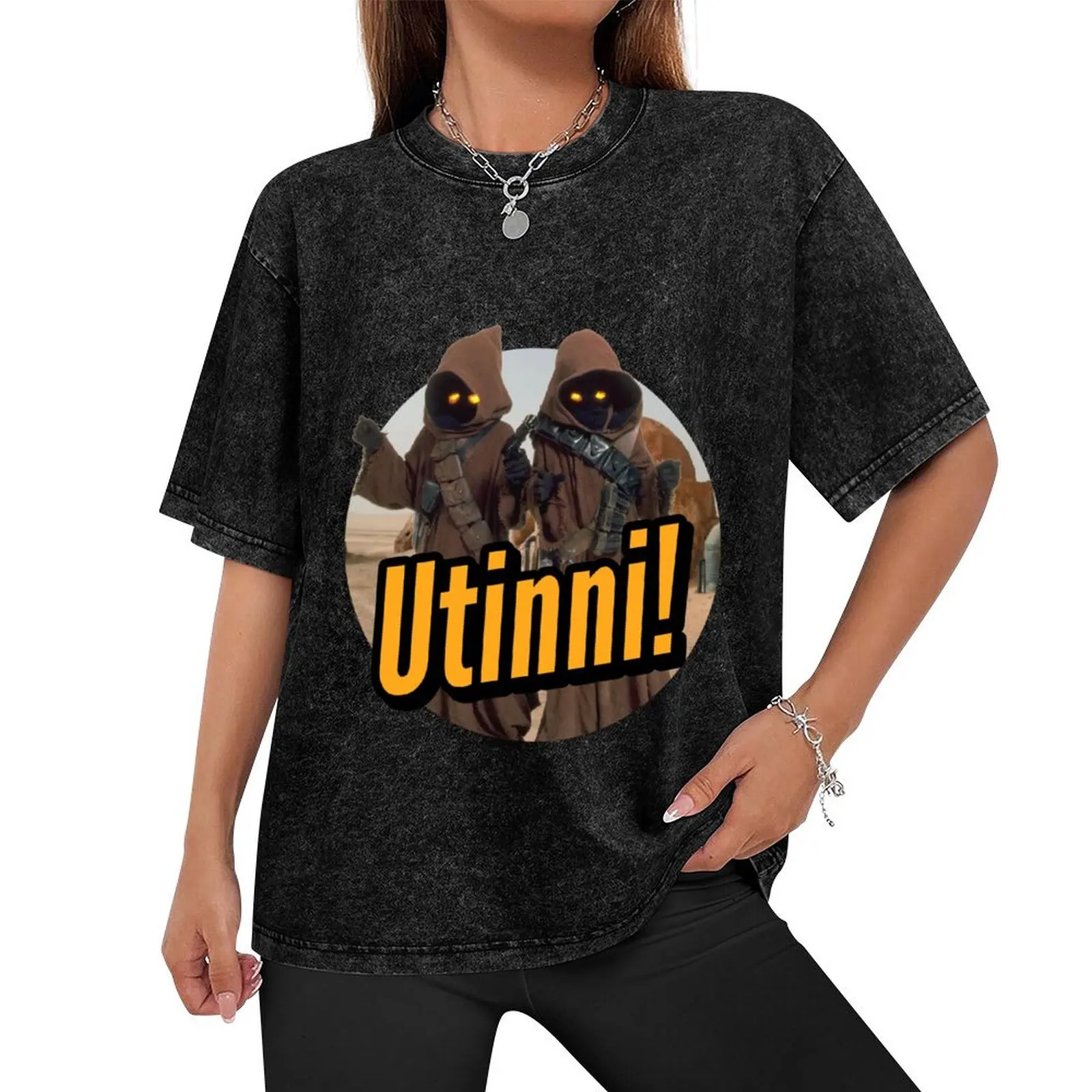 Utini Jawas T-Shirt Short sleeve tee shirts graphic tee luxury t-shirt vintage graphic tee big and tall t shirts for men