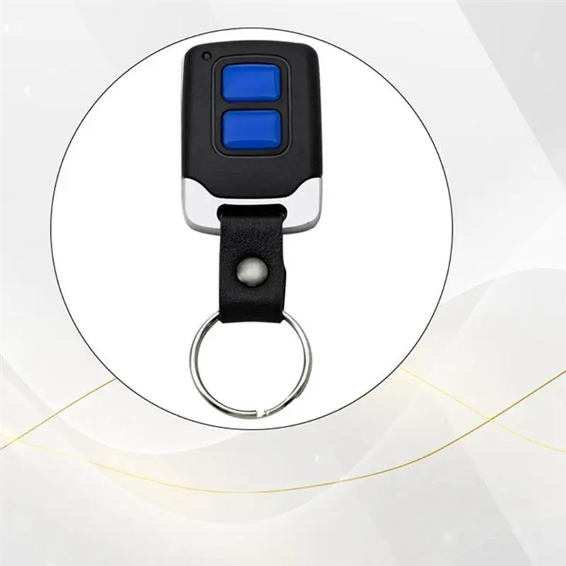 【CRAFTSMANSHIP 】جهاز تحكم عن بعد لباب المرآب اللاسلكي 2 قطعة 433 ميجا هرتز 2 مفاتيح وحدة تحكم بوابة دوارة وظيفة نسخ استنساخ متضمنة