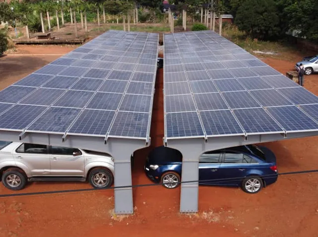 Solar Panel Stand Bracket Galvanized Carport for Parking
