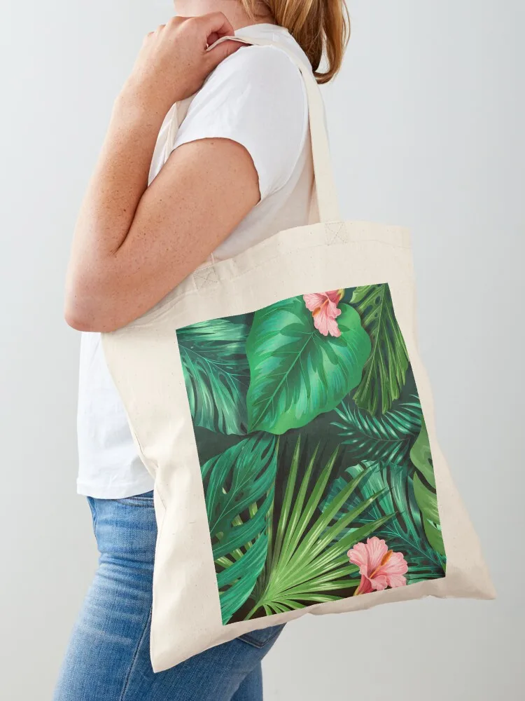 

Realistic Tropical Fest Flower Tote Bag Women's bags tote bag women bags for women custom bags