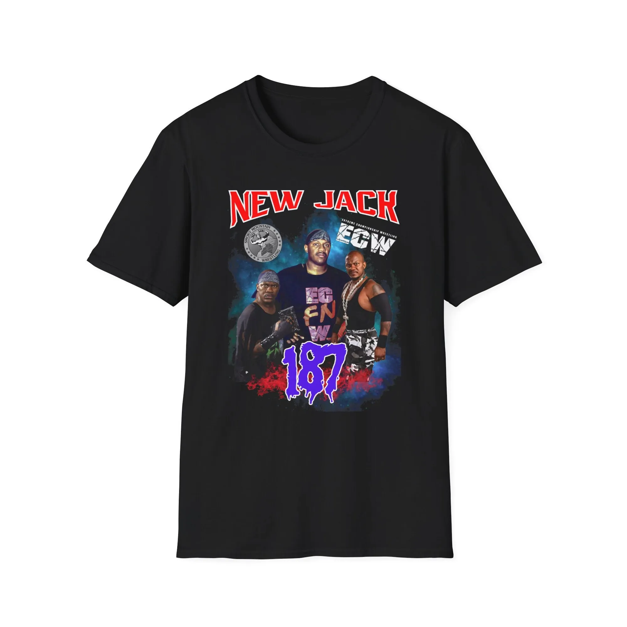 New Jack Ecw Smoky Mountain Tribute T Shirt