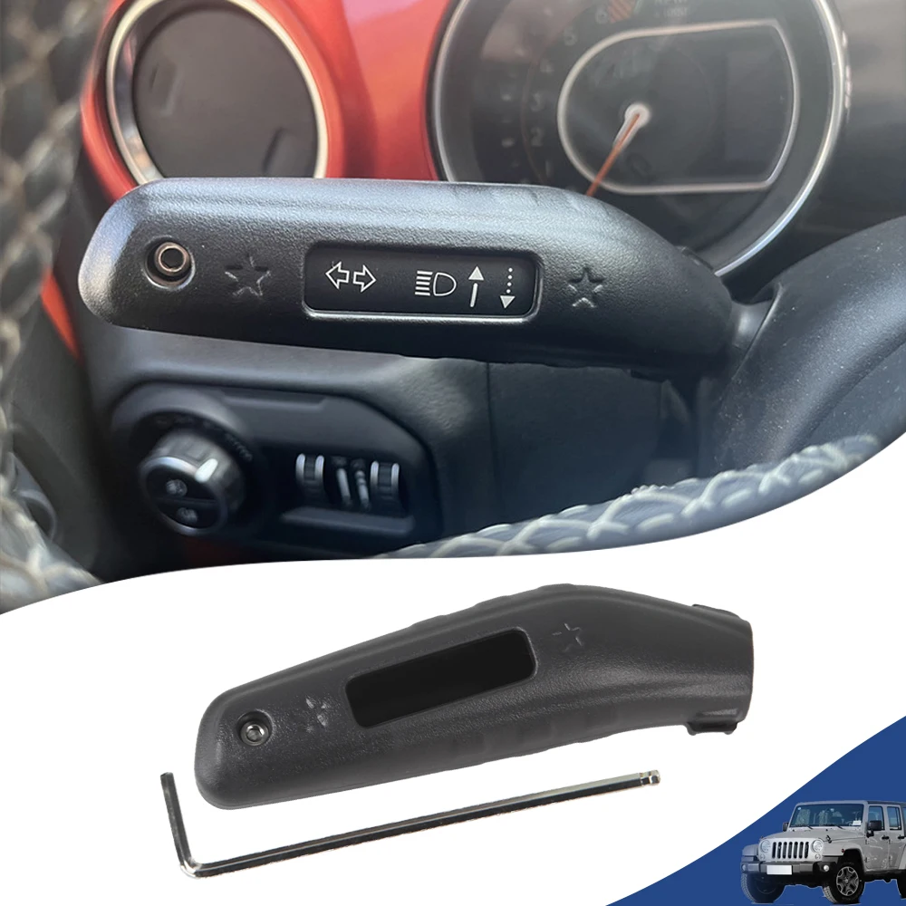 Turn Signal Lever Extension Blinker Switch Indicator Switch Extension for Jeep Wrangler JL Gladiator JT 2018-2024 Accessories