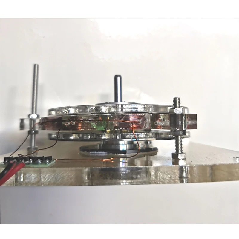 Imagem -06 - Gerador sem Escova do Disco do Motor do Gerador Coreless com Fonte de Alimentação sem Núcleo de Ferro Salão Bobina Unidade do Gerador da Turbina Eólica