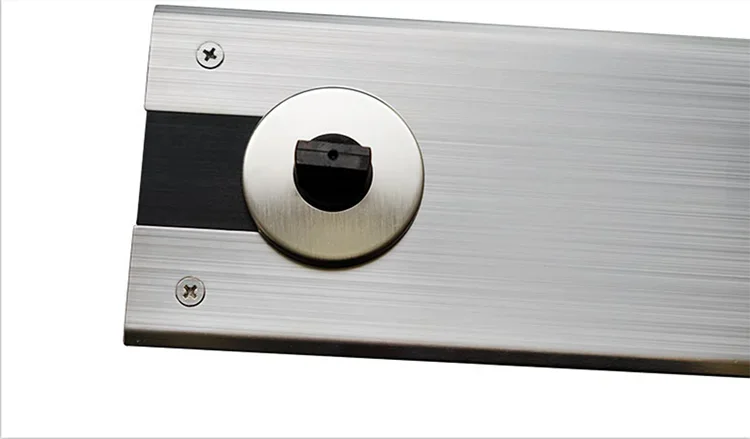 สปริงตั้งพื้นไฮดรอลิก Heavy Duty กระจกไร้กรอบปกปิดประตูสปริงตั้งพื้นกระบอกคู่