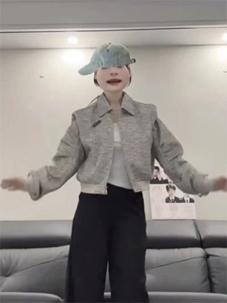 트위드 재킷 빈티지 패션 수트 아우터 여성용 편안한 O넥 내구성 있는 자수 노치드 레이디라이크 여성스러운 턴다운 데일리