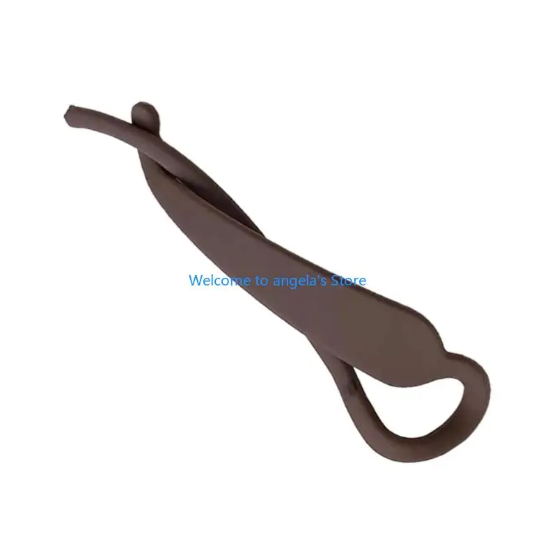 X4YC ที่จับผมแบบเรียบง่ายอินเทรนด์สำหรับผมหางม้า Bun Twist พลาสติก Matte FINISH การออกแบบ Unisex