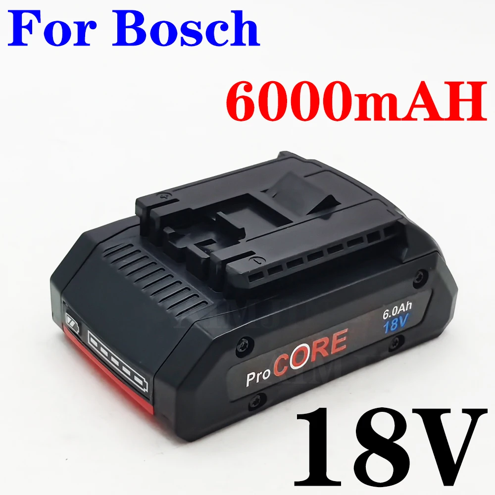 

For Bosch 21700 18V 6.0AH Li-ion Rechargeable Battery Suitable for Cordless Electric Tools BAT609 BAT618 GBA18V80 Replacement