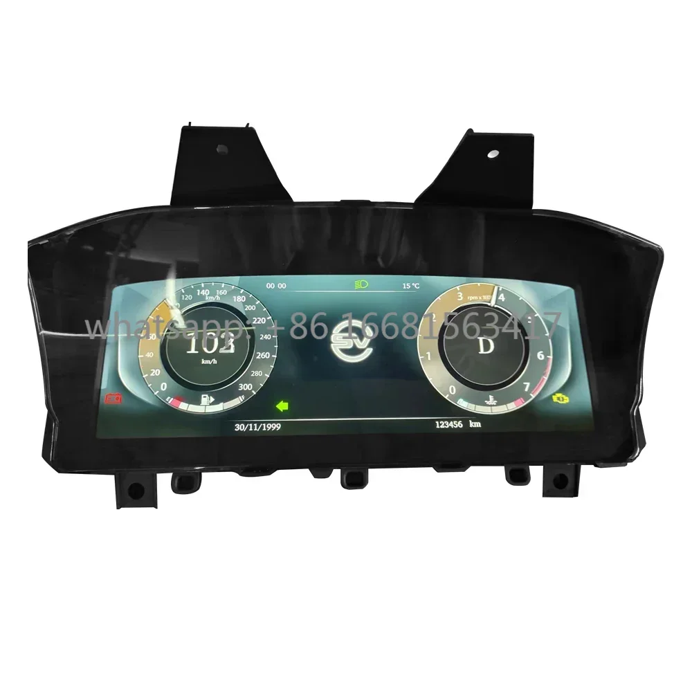 Virtual Cockpit Digital Cluster For Land Rover Range Rover Sport L494 SVR Speed Meter Screen Multimedia Player Odometer LCD