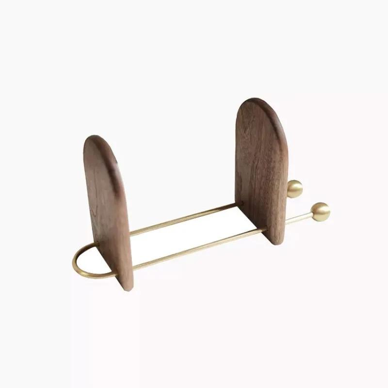 Nordic simple bookshelf folder book file home model room hotel homestay study desktop storage rack ornament