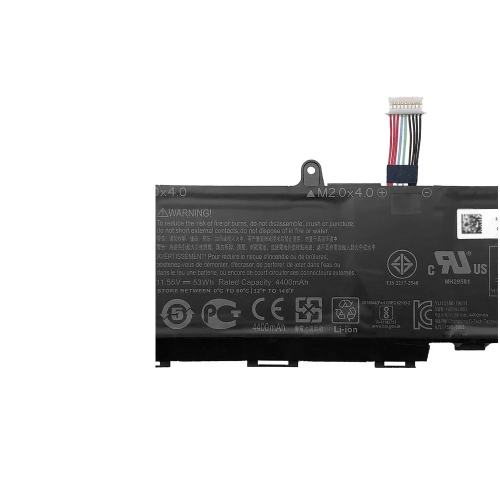 Imagem -03 - Bateria do Portátil Cc03xl para hp Elitebook Novo Original 11.55v 53 wh 56wh 830 835 840 845 g7 g8 L78555005