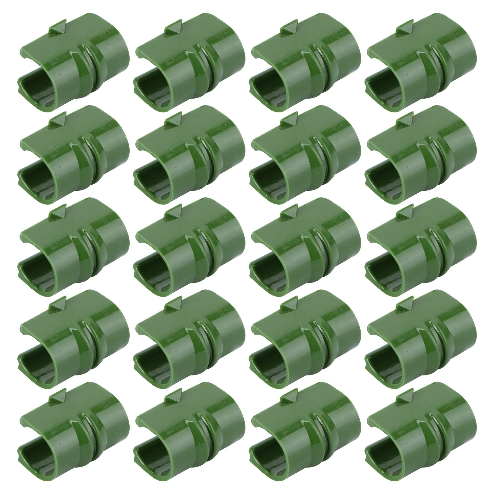 

20pcs Greenhouse Film Buckle 20Mm Durable Tube Connector Kit For Shade Net Insect Screen Fixing Tunnel Clamp Garden Frame Clips