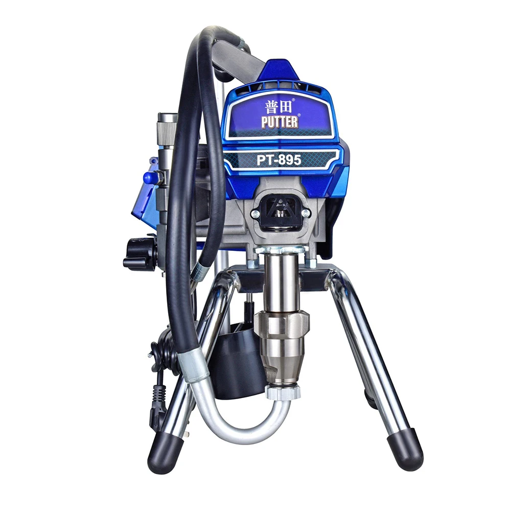 Electric Airless Paint Sprayer 895 Power Spray Gun For Wall Painting For Latex Stain Acrylics Primers Oil Water Based Paints