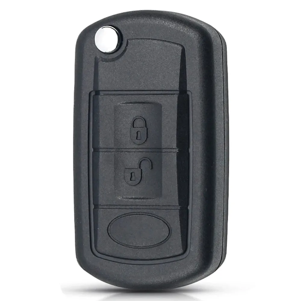 

Remote Car Key Case 3 Button Replacement Shell Folding Flip Fob Blank HU101 Blade for LANDROVE Rang Rover Sport LR3 Discovery