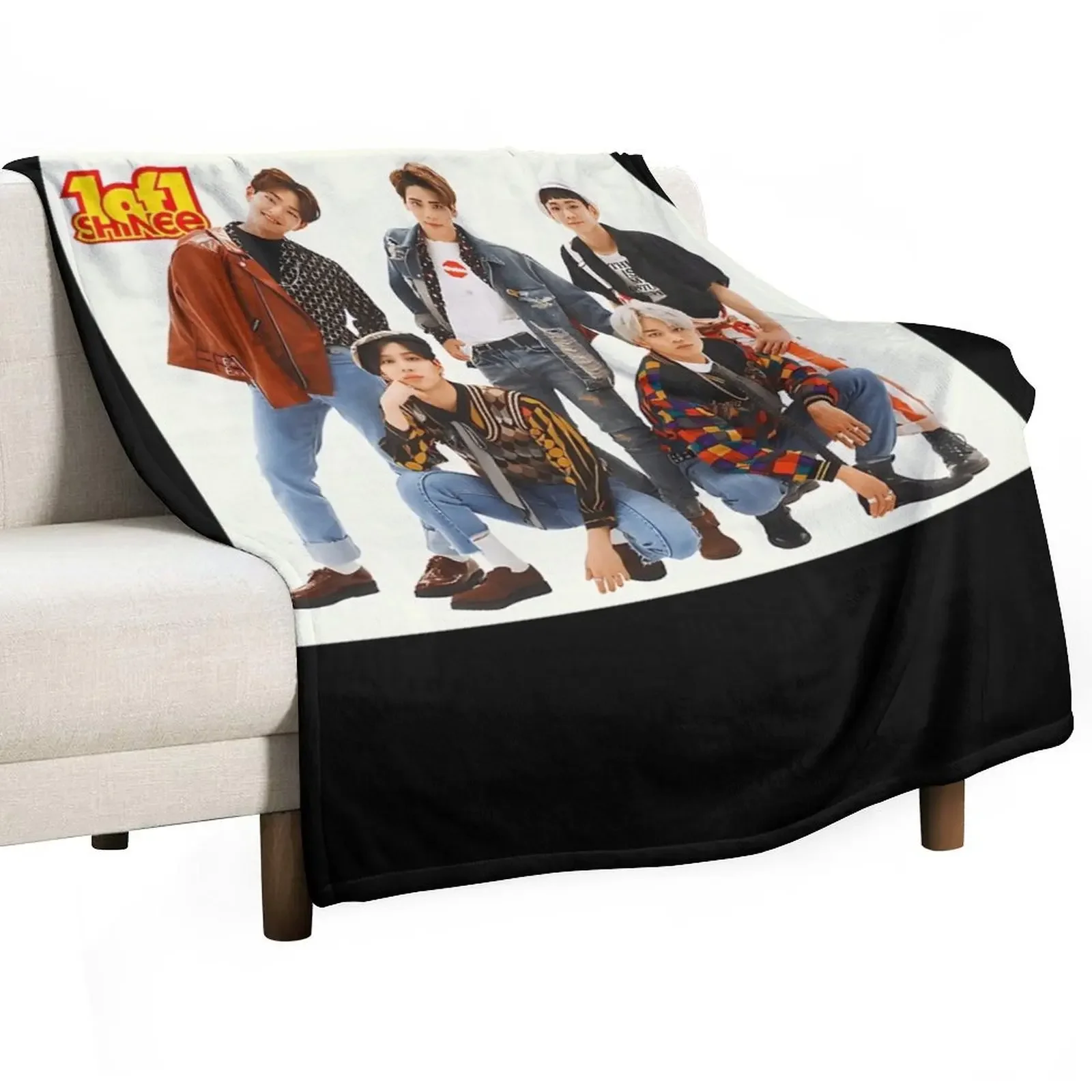 

SHINee 1 OF 1 Throw Blanket Sofa Designers Luxury Thicken Blankets