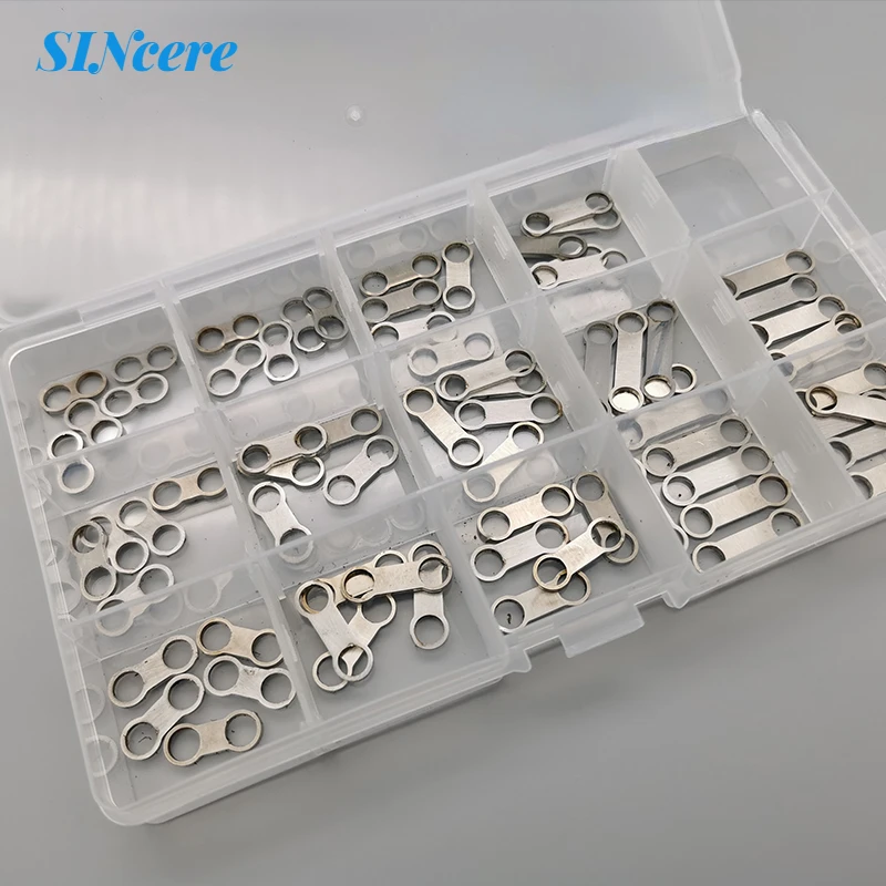 

70pcs All-on 4 Dental Prosthesis Metal Implant Supported Overdenture Bar 304 Stainless Steel Connecting Rods