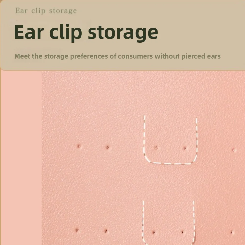 متعدد الطبقات الأذن مسمار حقيبة التخزين سعة كبيرة مجوهرات إبداعية المنظم كتاب دفتر نمط كتاب نوع حقيبة التخزين #2