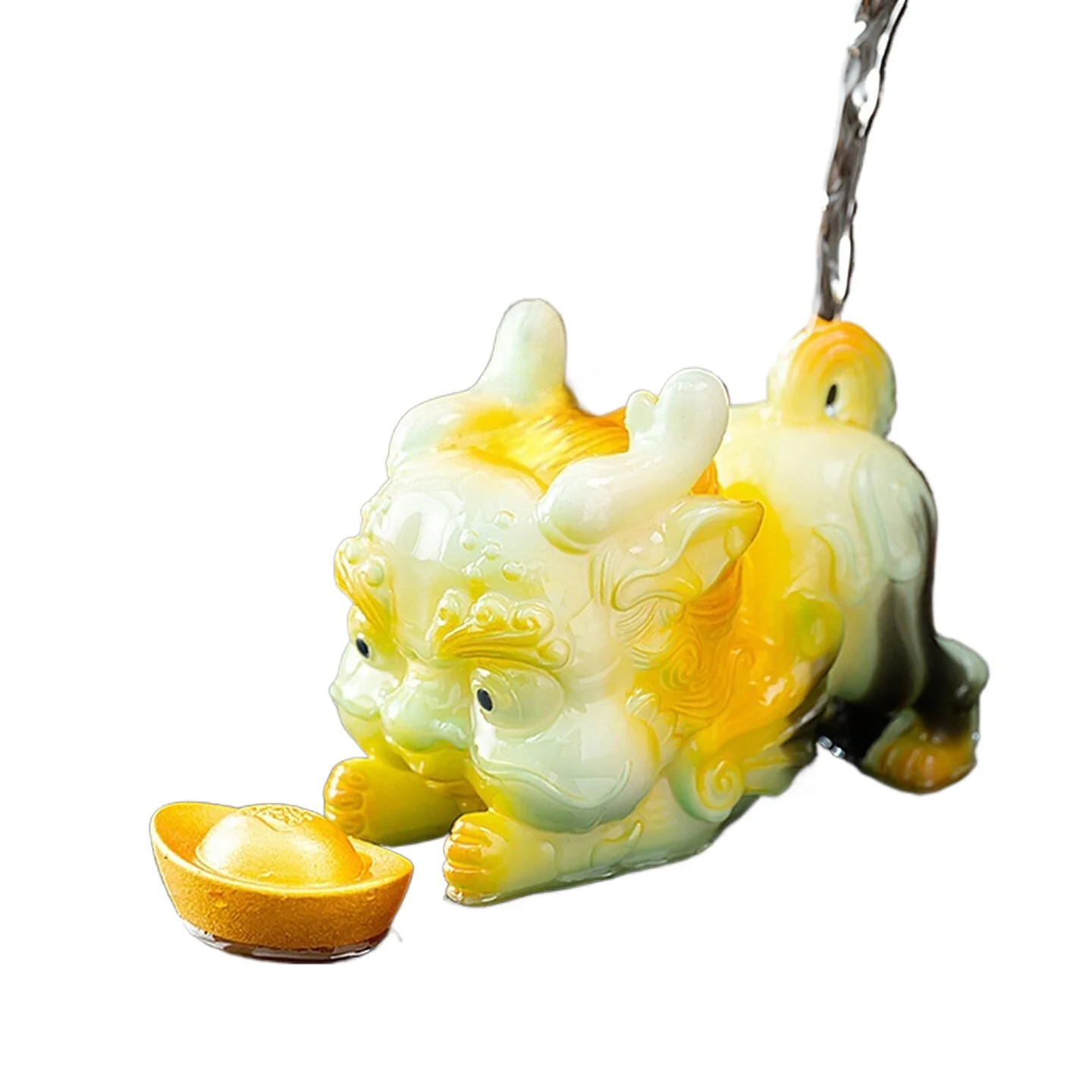 Tea pet ornament boutique can raise high-end color-changing Pixiu lucky Zen tea play tea table