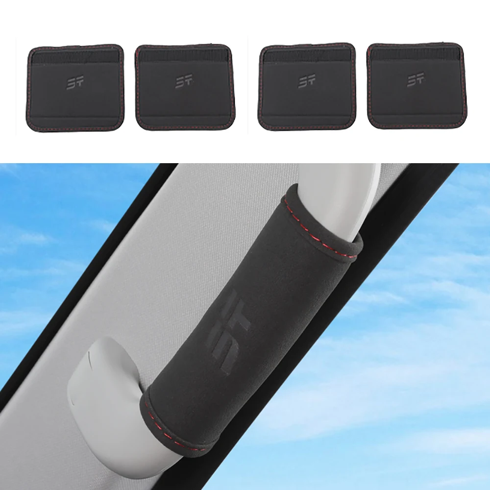 Car Leather A/B Pillar Door Handle Gloves For Chery Jetour Traveler T2 2023 2024 Interior Styling Modification Accessories