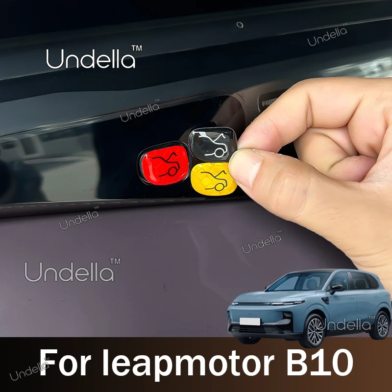 Trunk Button Prompt Sticker For Leapmotor B10 2026 2027 Tailgate Switch Decal Car Exterior Styling Interior Accessories