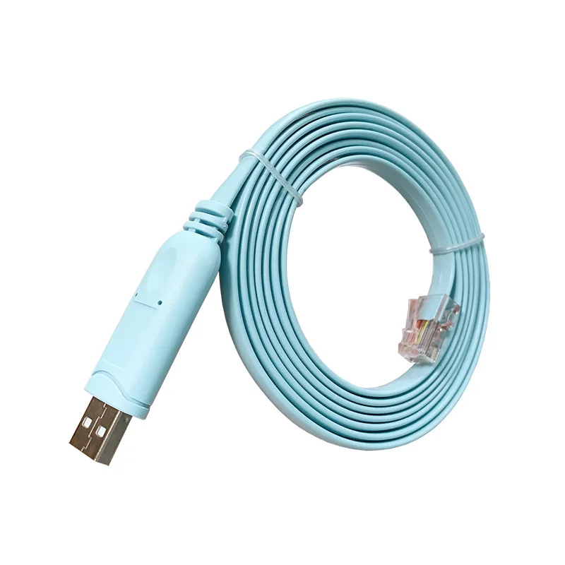 Pl2303ra USB Rs232 to RJ45 Console Cable for Cisco H3C HP Arba Huawei Fortinet Router Ftdi USB Console Cable Extension Line 1.5M