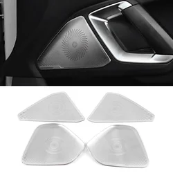 For Peugeot 308 T9 2016-2020 Auto Car Speaker Cover Stainless Door Loudspeaker Sound Trim Frame Sticker Interior Accessories