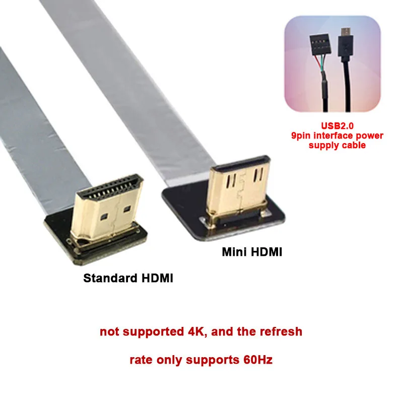 1080P/4K DP to HDMI Adapter Connector,MINI.HDMI cable,USB 2.0 Motherboard 9pin 1 in 2 Splitter,DIY Computer Accessries