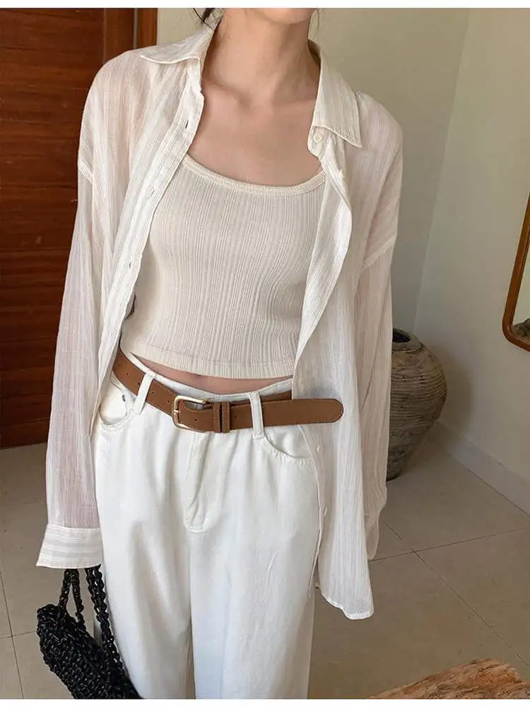 

Свободный крой льняной длинный све irt женский летний солнцезащитный открытый кардиган тонкий универсальный легкий дышащий верхняя одежда