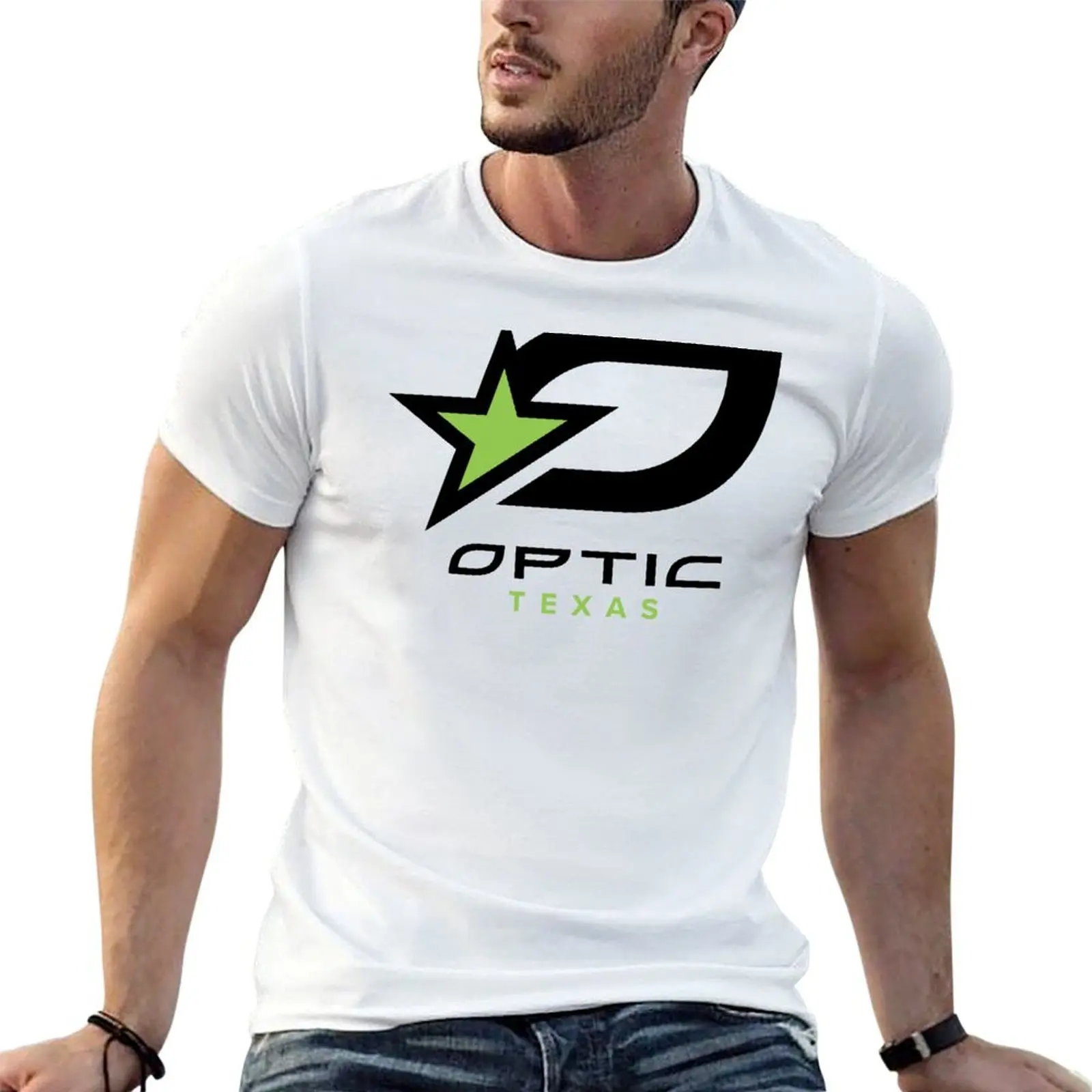 

Optic Texas Merch Optictexas T-Shirt man t shirt cotton high quality printed t shirts for man graphic t shirts for man T-shirt