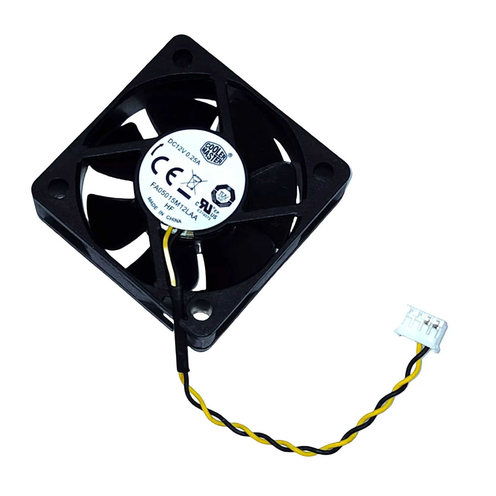 FA05015M12LAA 50x50x15mm 터보 팬 - 12V 0.25A 5700RPM |   유체역학적 베어링 |   미니 PC/서버용 초저소음 5cm DC 냉각