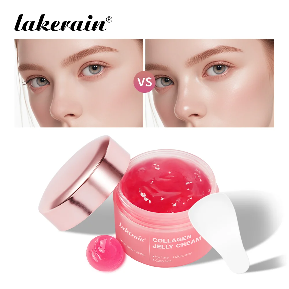 100g Collagen Jelly Cream Long Lasting Nourishing Moisturize Face Shrinks Pores Remove Comedones Smooth Skin Care Cream
