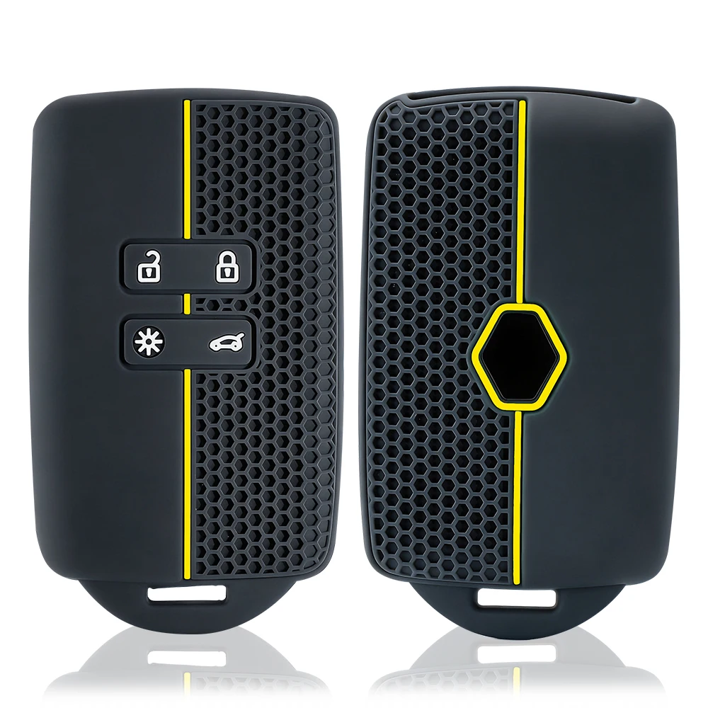 2025 Siliconen Afstandsbediening Autosleutel Case Cover Fob voor Renault Captur Koleos Kadjar Arkana Megane Dacia Duster Sandero Stepway