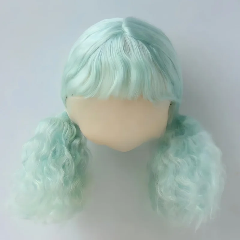 

JD806 Lovely Twins Smart Soft Baby wave Pony Mohair BJD Wig OB11 YOSD MSD SD DOD Qbaby Blythes & Tiny Country Girl Doll Hair