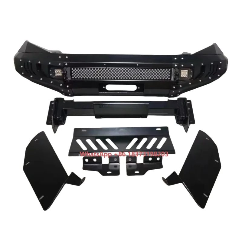 

Isuzu D-Max 12-16 Off-Road Accessories Kit New Steel Front Bumper Guard Winch Fog Light Bull Bar