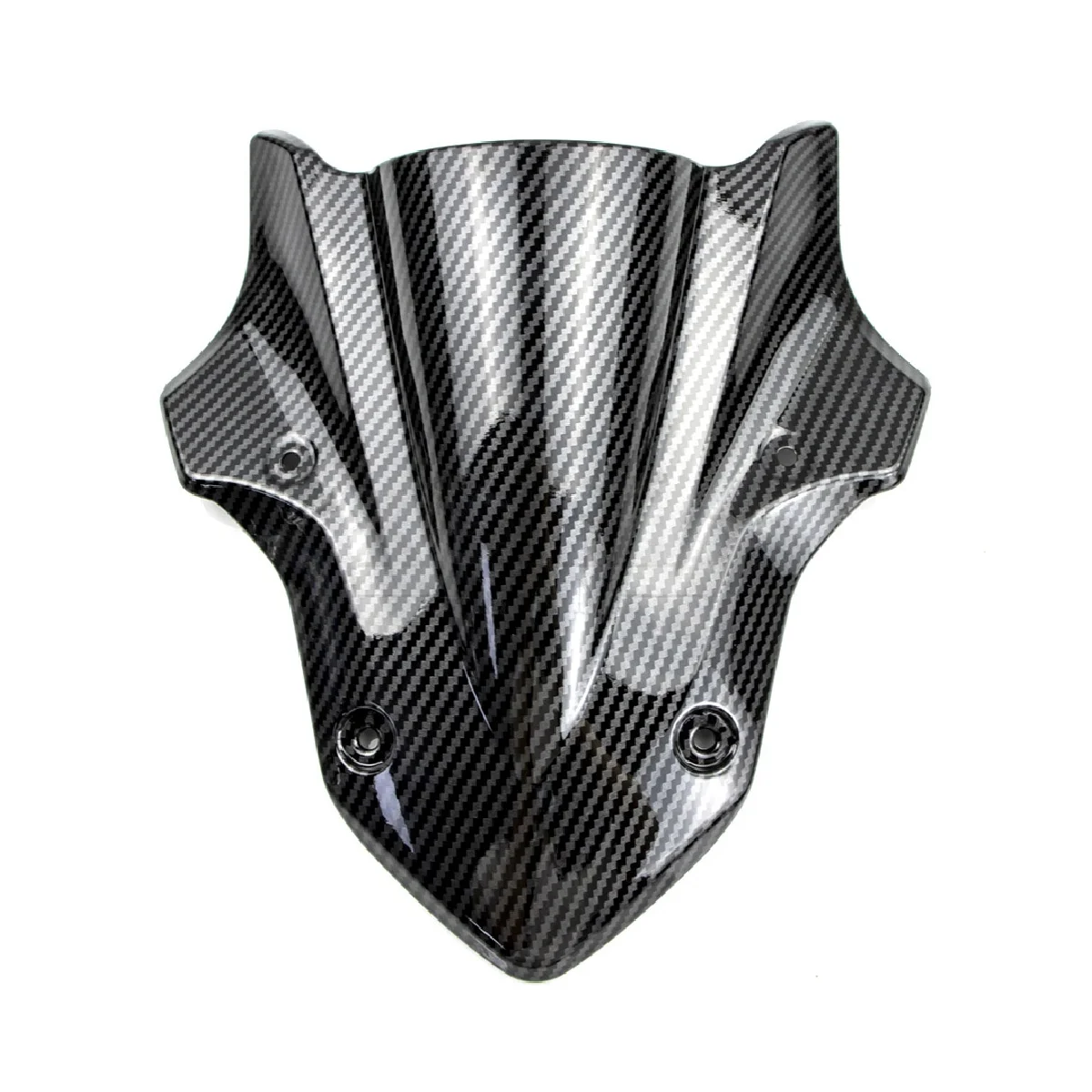 Motorcycle Windscreen Z900 Wind Screen Double Bubble Fit for Kawasaki Z900 2017 2018 Carbon Fiber