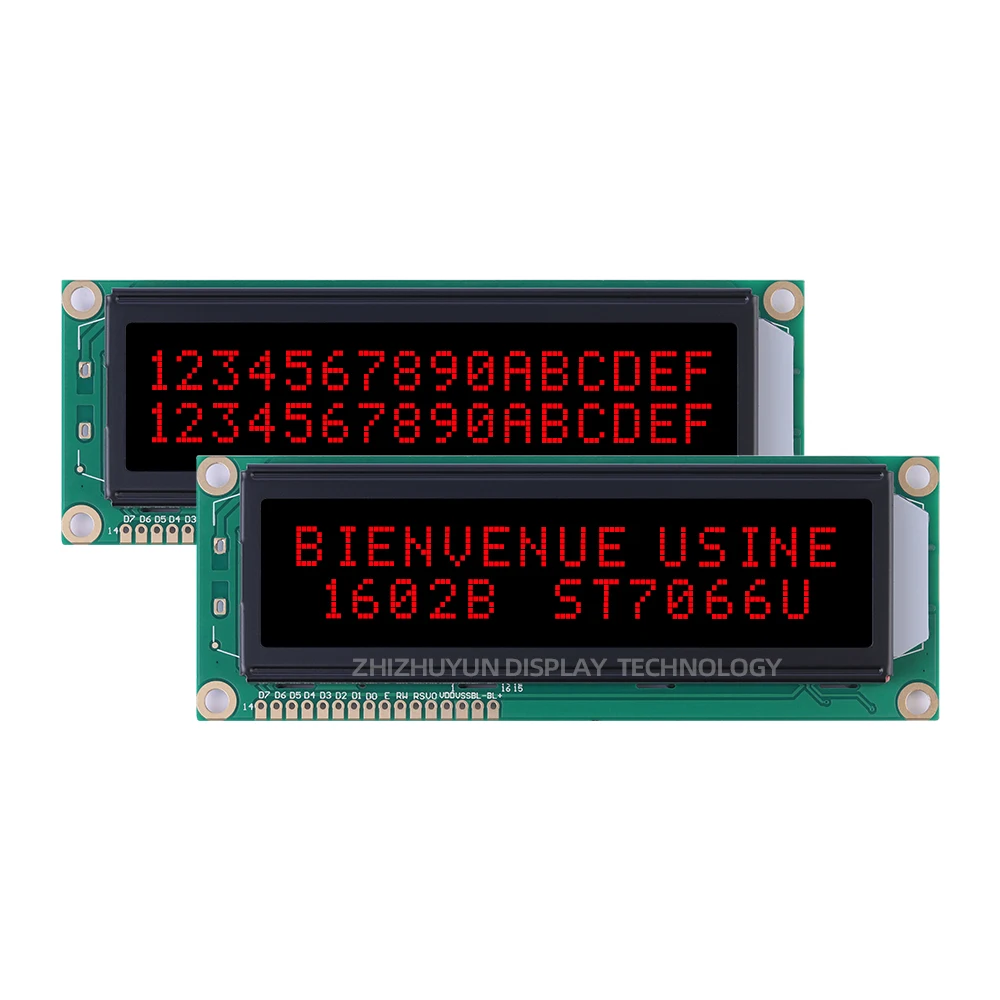 유럽 대형 문자 LCD 스크린, BTN 블랙 필름, 오렌지 문자, 5V 3.3V LCD 스크린, 122x44mm 컨트롤러, ST7066U, 1602B