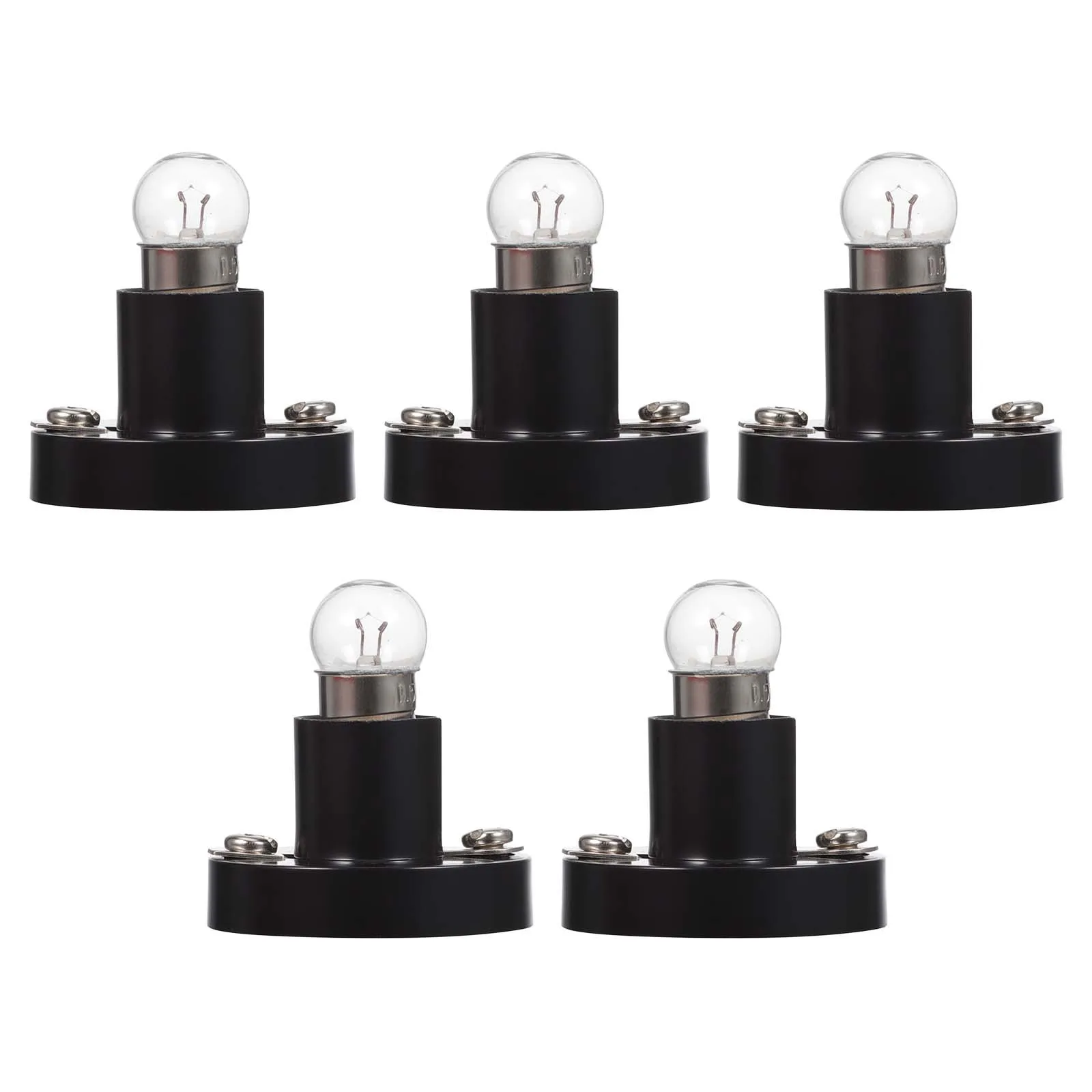 

5Pcs Screw Lamp Holder and Bulb Kit Physics Electricity Teaching Laboratory Experimental Light Holder Science Tools