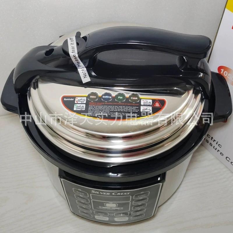 110V American Standard Electric Pressure Cooker 5L Large Capacity Household Intelligent English Electric Rice Cooker